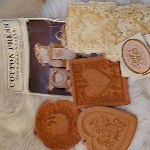 COTTON PRESS MOLDS,WITH INSTRUCTIONS